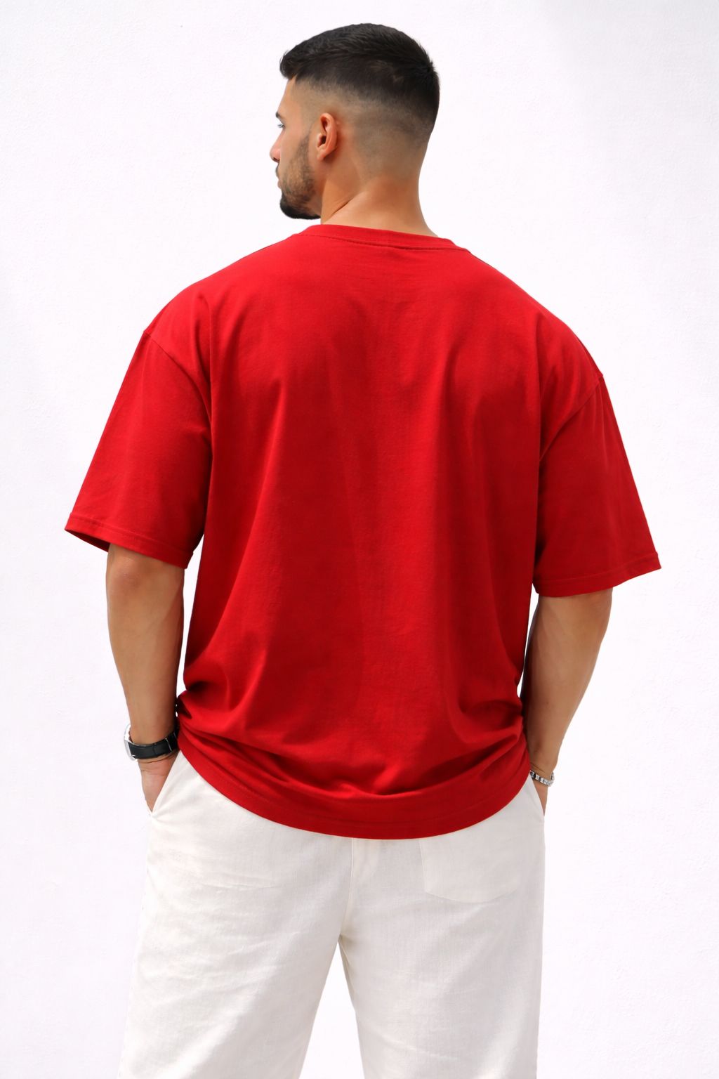 Over Size T-Shirt - Red