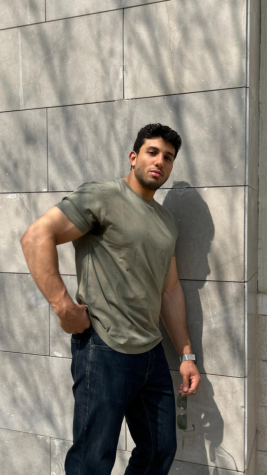 Basic T-shirt - Olive Green