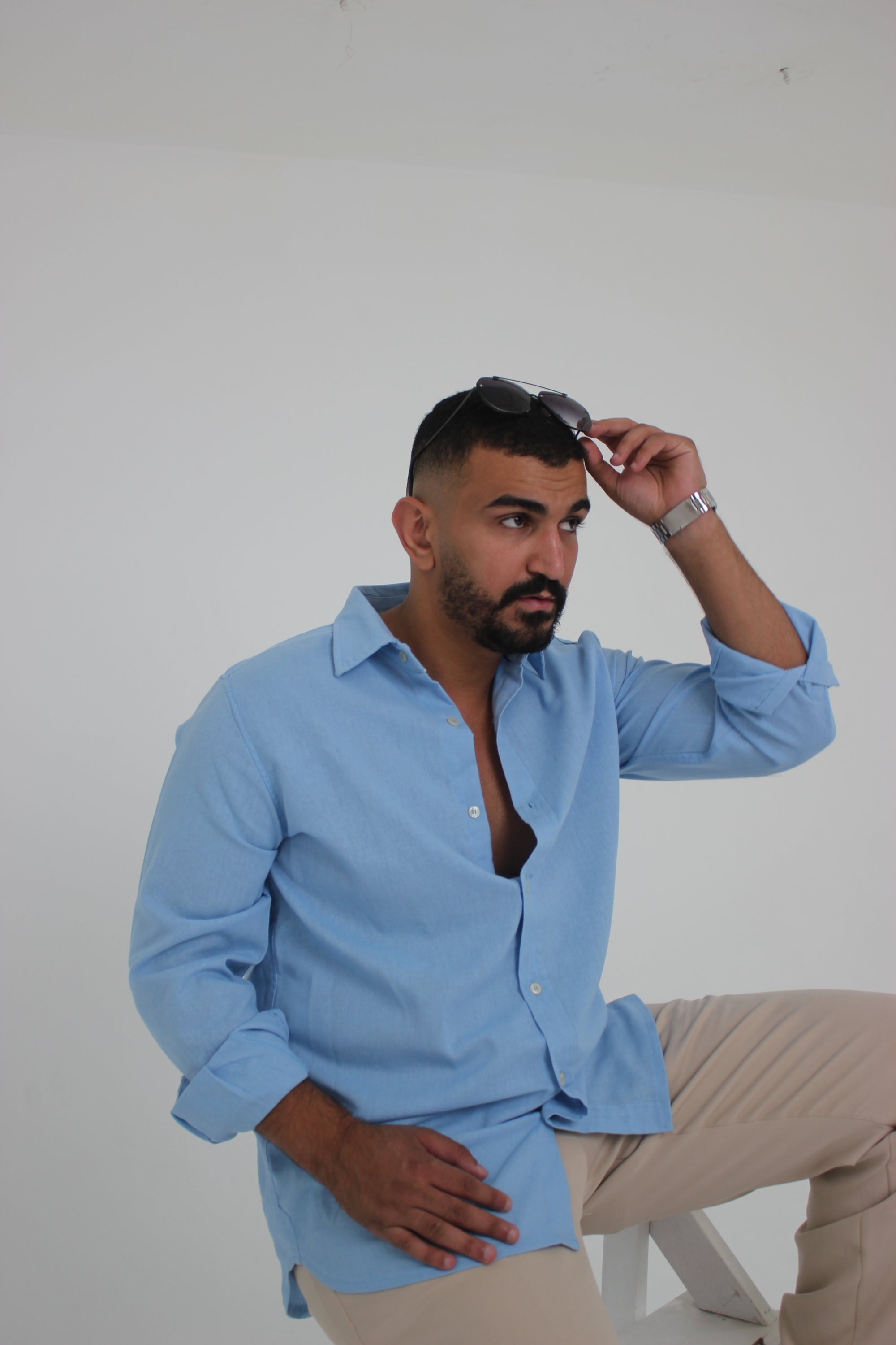 Sky Blue Chemise